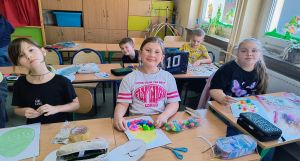 Miniaturka: Prace plastyczne w klasie 3a